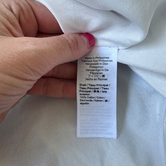 J. Crew Tie-Front Cotton Poplin Dress in Ratti Regatta Print - Picture 6 of 11